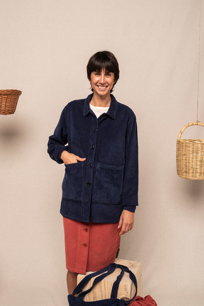 Graine Fw20 Veste Trefles Des Pres Marine Grtrefle001