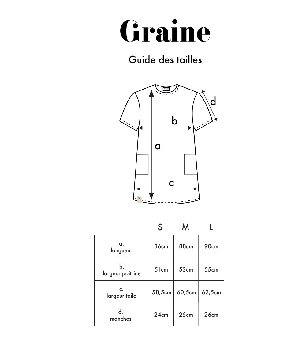 Graine Guide Tailles Robe