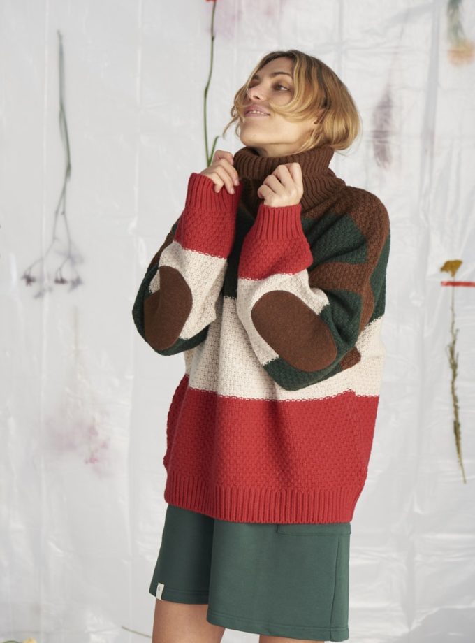 Graine Pull Flocon Multicolor 1