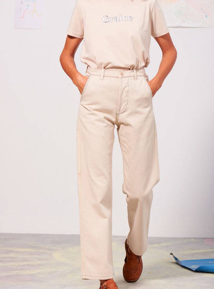 Graine Ss22 Pantalon Grandsoleil 001 1 Beige