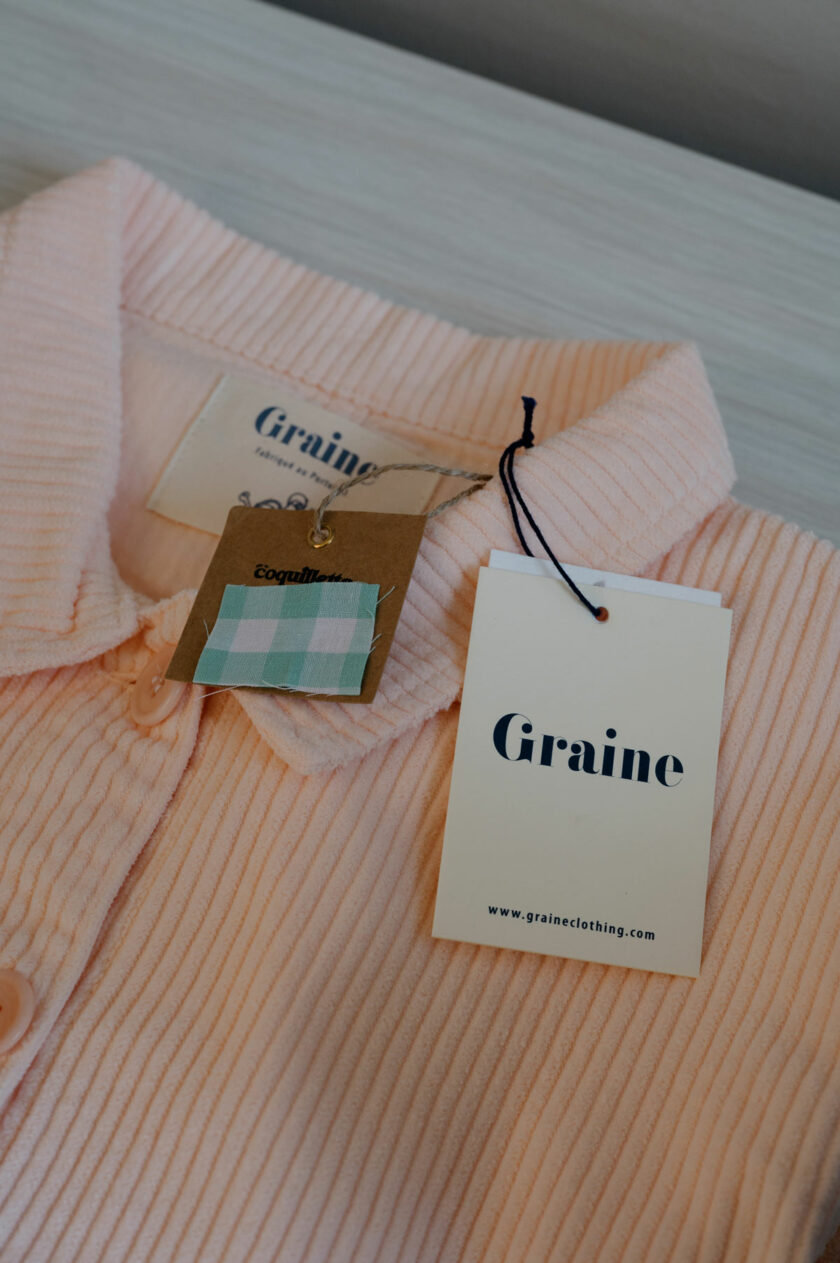 Graine Coquillette Veste Tosta Mista Rose 3