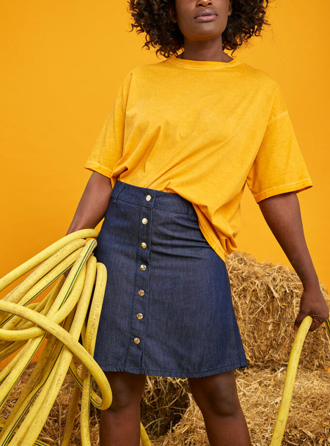 Graine Jupe Lila Denim Ss23lil001