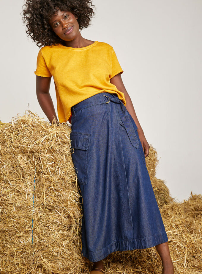 Graine Jupe Narcisse Denim Ss23nar002