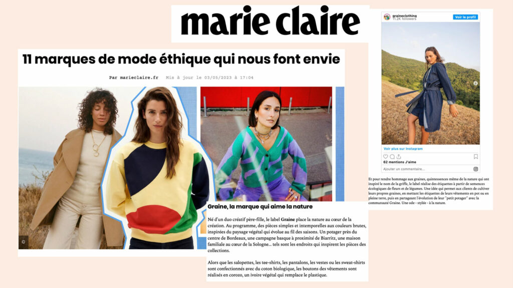 Graine Presse 2023 Marie Claire
