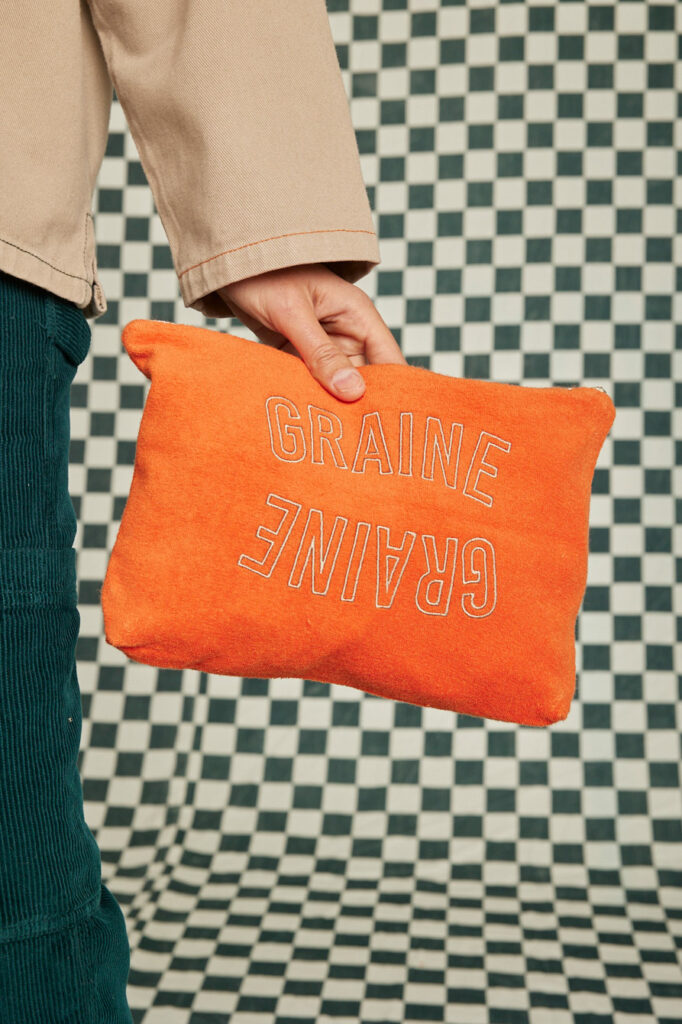 Graine Fw24 Pochette Foin Orange Grfw24foi001 1
