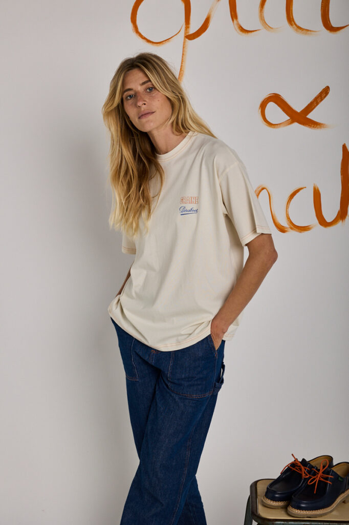 Graine Tshirt Paraboot Denim Grfw25par003