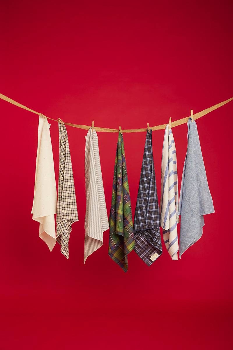 Emballage avec fins de rouleaux